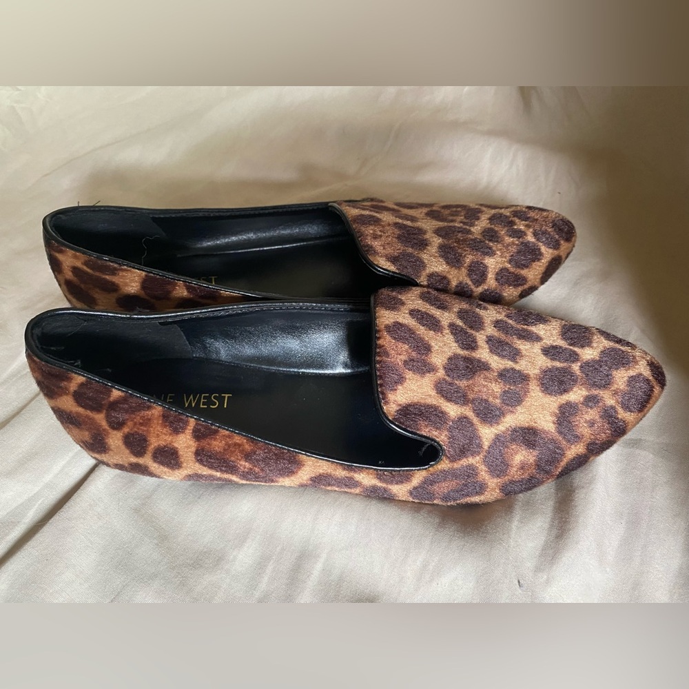 Nine West Leopard Flats